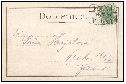 1907, razítko nádražní poštovní schránky
