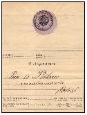 1876, telegram