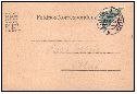 1918, dopisnice s půlenou známkou
