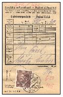 1942, podací lístek