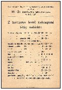 1921, reklamní leták