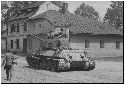 1945, 9. května, první tank RA na křižovatce Palackého ul.