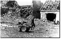 1945, červen, Saláškova stodola po výbuchu munice